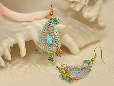 Of Glitter & Shine ☆ Embroidered Jewelry { Earrings } 8